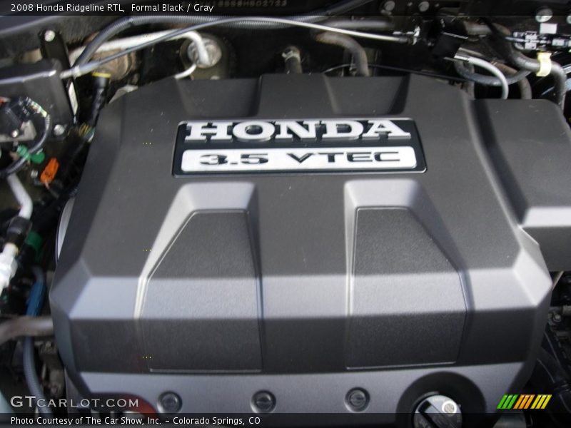 Formal Black / Gray 2008 Honda Ridgeline RTL