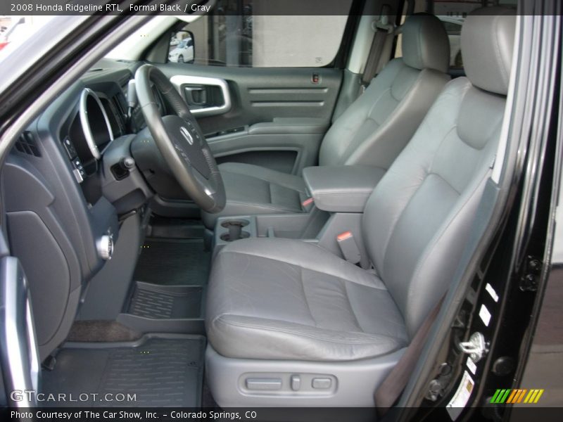 Formal Black / Gray 2008 Honda Ridgeline RTL