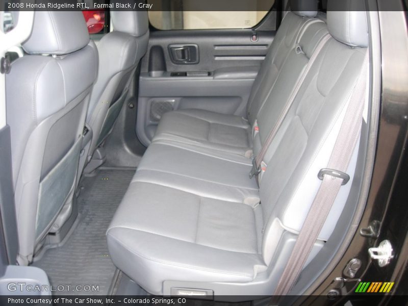 Formal Black / Gray 2008 Honda Ridgeline RTL