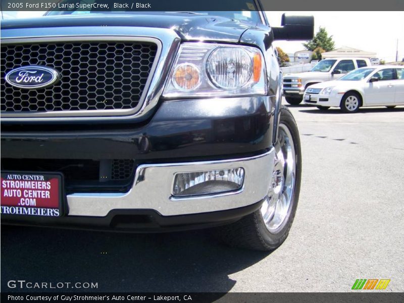 Black / Black 2005 Ford F150 Lariat SuperCrew