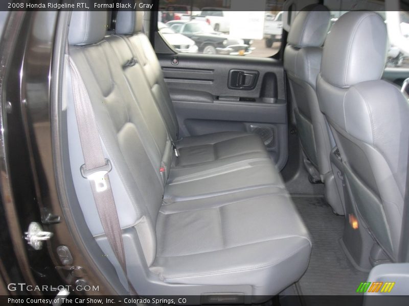 Formal Black / Gray 2008 Honda Ridgeline RTL