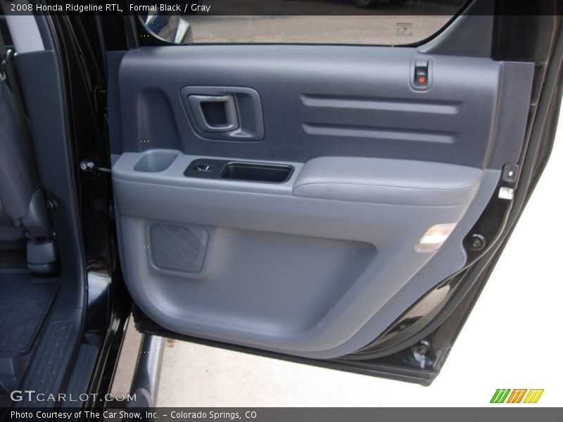 Formal Black / Gray 2008 Honda Ridgeline RTL