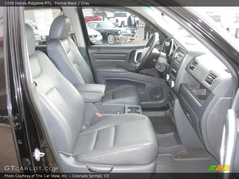 Formal Black / Gray 2008 Honda Ridgeline RTL
