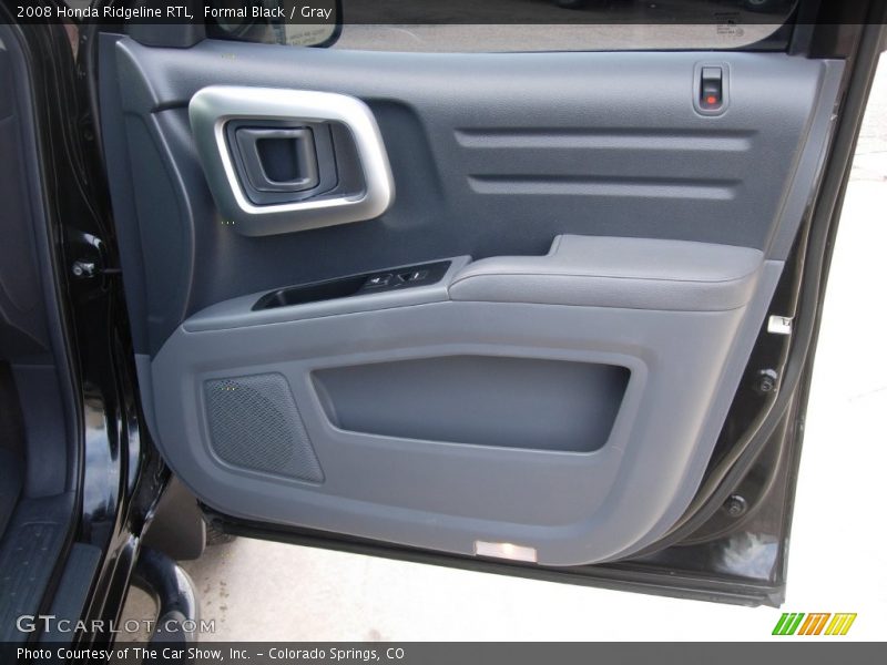 Formal Black / Gray 2008 Honda Ridgeline RTL