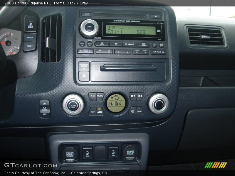 Formal Black / Gray 2008 Honda Ridgeline RTL