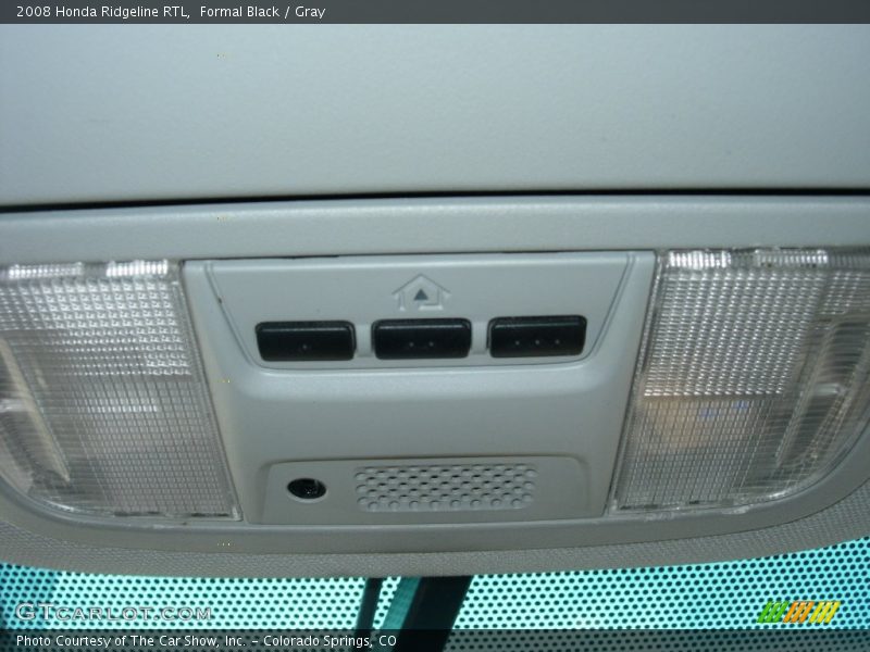 Formal Black / Gray 2008 Honda Ridgeline RTL