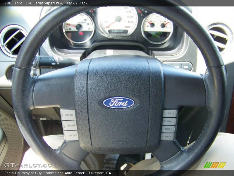 Black / Black 2005 Ford F150 Lariat SuperCrew