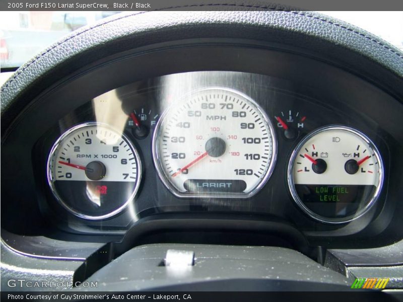 Black / Black 2005 Ford F150 Lariat SuperCrew