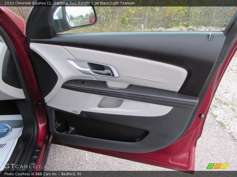 Cardinal Red Metallic / Jet Black/Light Titanium 2010 Chevrolet Equinox LS