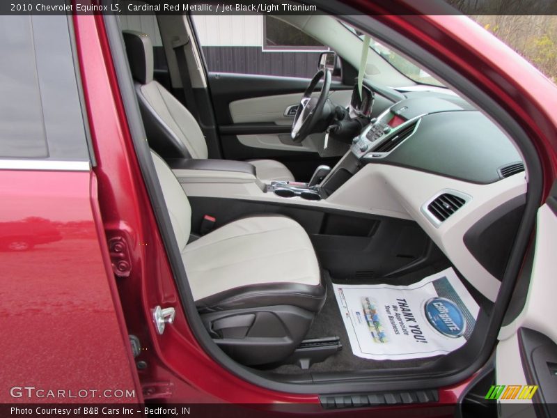 Cardinal Red Metallic / Jet Black/Light Titanium 2010 Chevrolet Equinox LS