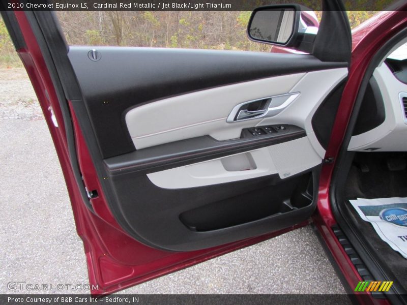 Cardinal Red Metallic / Jet Black/Light Titanium 2010 Chevrolet Equinox LS