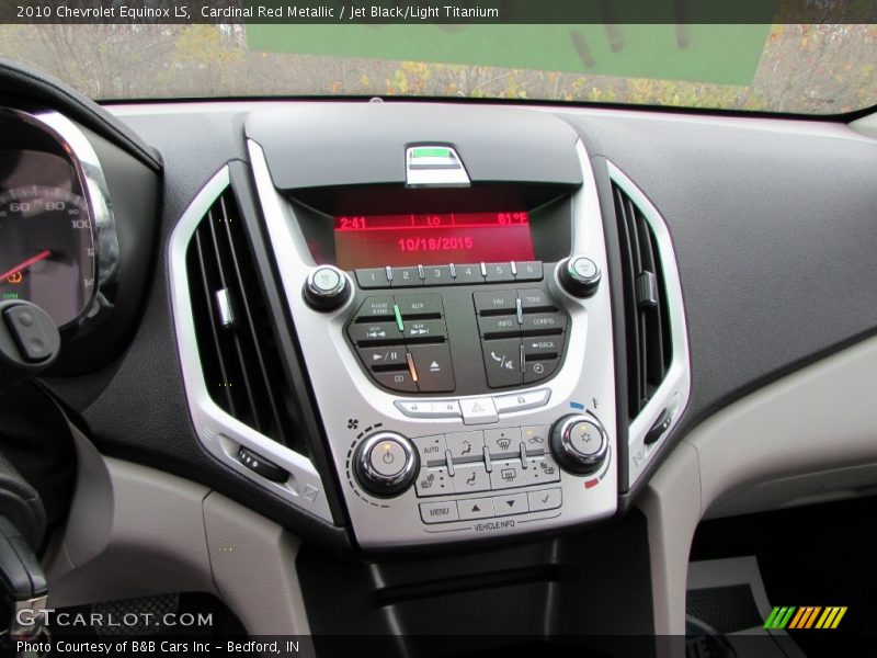 Cardinal Red Metallic / Jet Black/Light Titanium 2010 Chevrolet Equinox LS