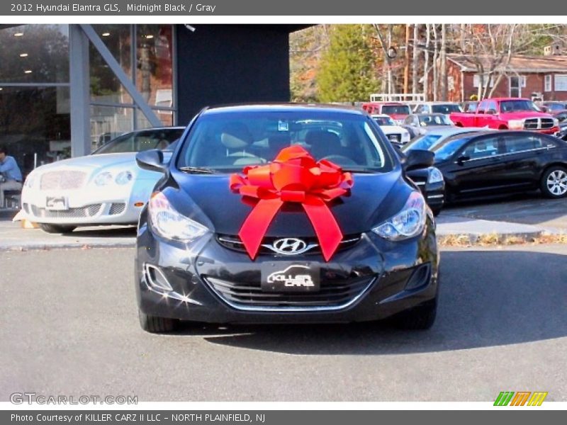 Midnight Black / Gray 2012 Hyundai Elantra GLS