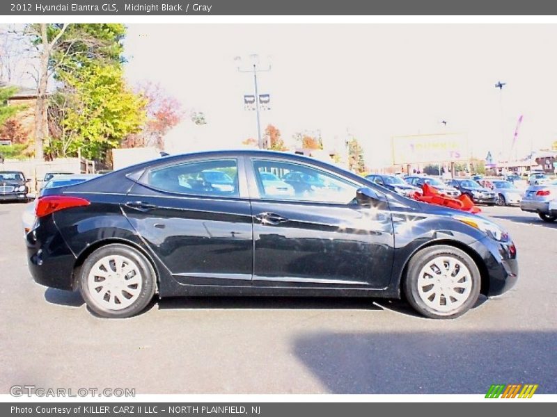 Midnight Black / Gray 2012 Hyundai Elantra GLS