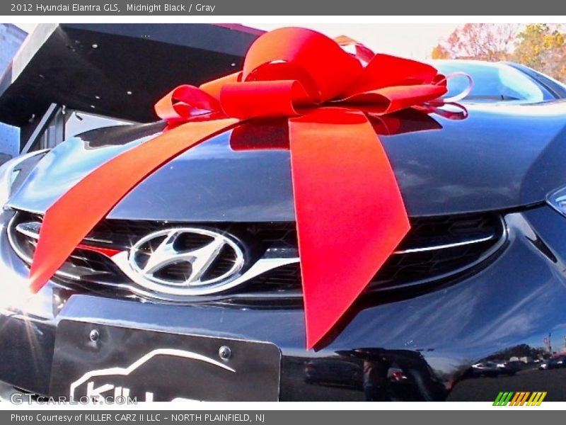 Midnight Black / Gray 2012 Hyundai Elantra GLS