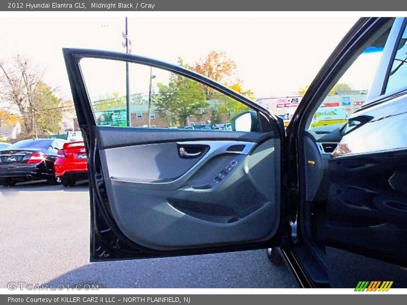 Midnight Black / Gray 2012 Hyundai Elantra GLS
