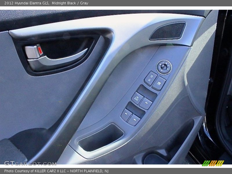 Midnight Black / Gray 2012 Hyundai Elantra GLS