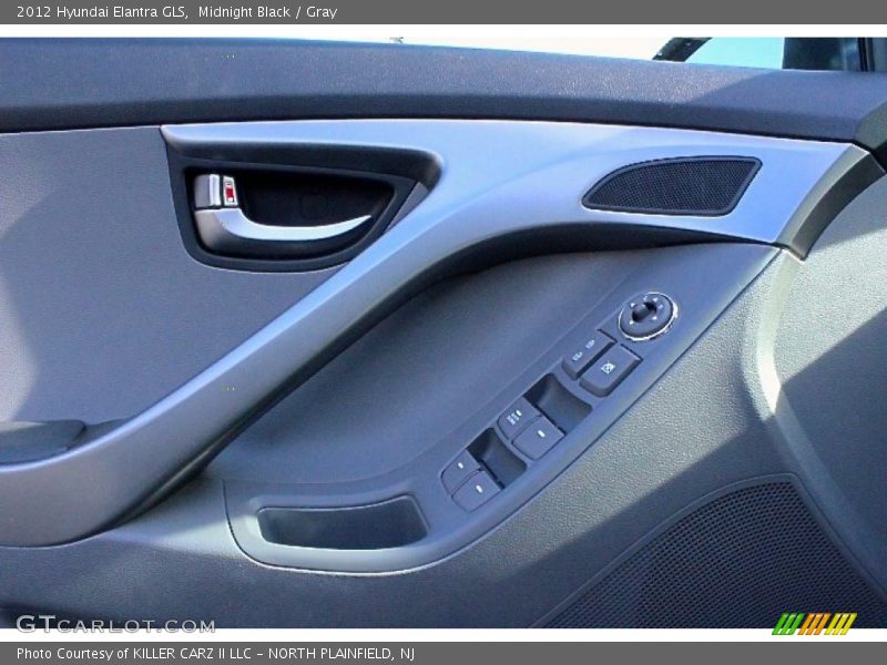 Midnight Black / Gray 2012 Hyundai Elantra GLS