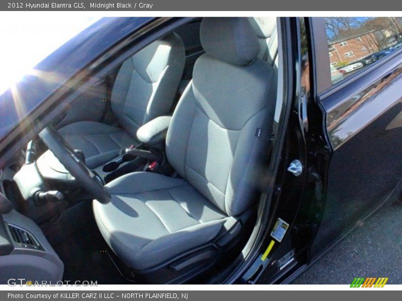 Midnight Black / Gray 2012 Hyundai Elantra GLS