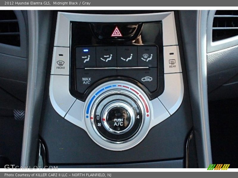Midnight Black / Gray 2012 Hyundai Elantra GLS