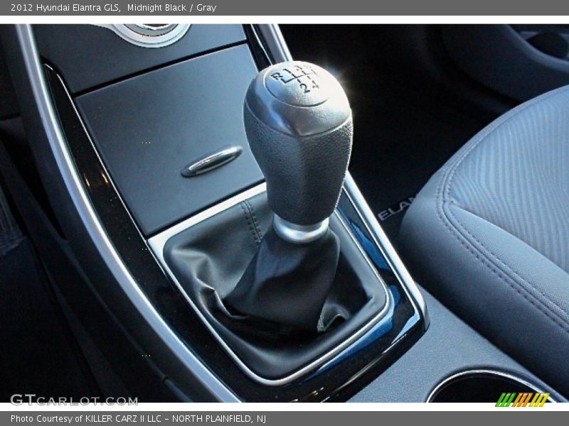 Midnight Black / Gray 2012 Hyundai Elantra GLS