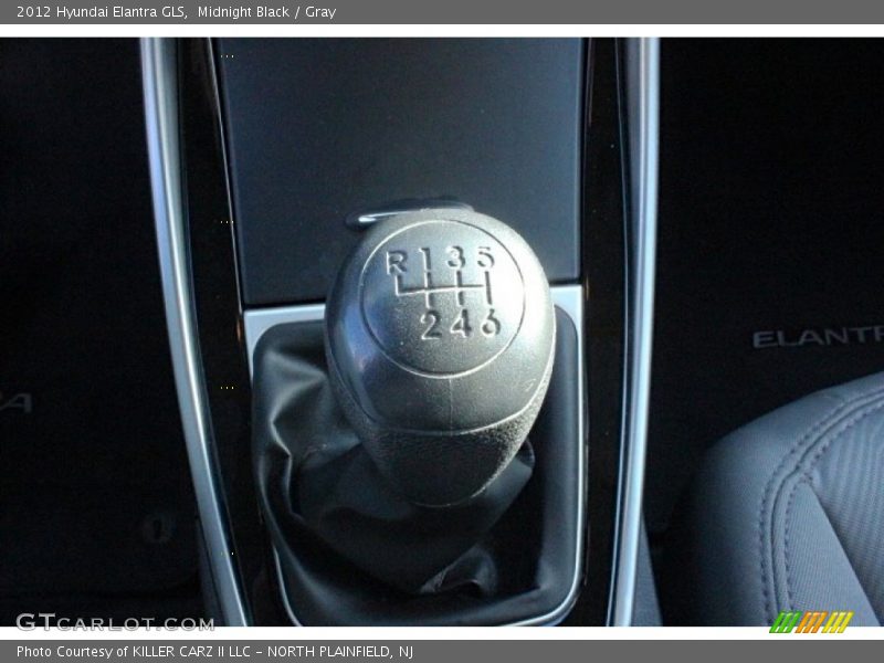 Midnight Black / Gray 2012 Hyundai Elantra GLS