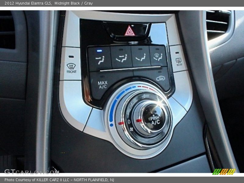 Midnight Black / Gray 2012 Hyundai Elantra GLS