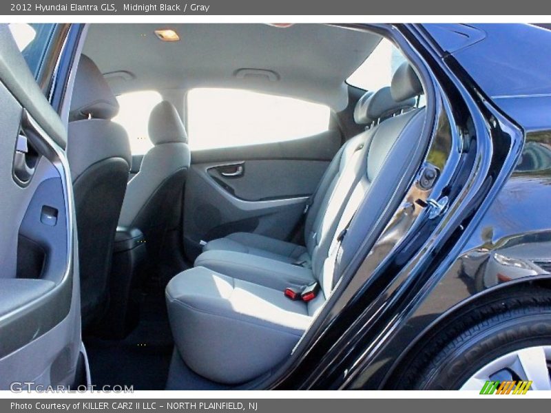 Midnight Black / Gray 2012 Hyundai Elantra GLS