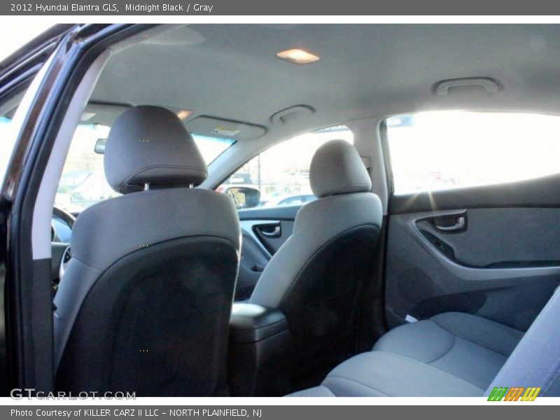 Midnight Black / Gray 2012 Hyundai Elantra GLS