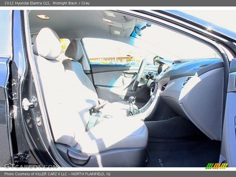 Midnight Black / Gray 2012 Hyundai Elantra GLS