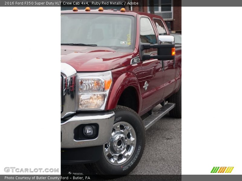 Ruby Red Metallic / Adobe 2016 Ford F350 Super Duty XLT Crew Cab 4x4
