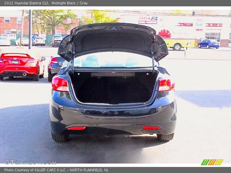Midnight Black / Gray 2012 Hyundai Elantra GLS