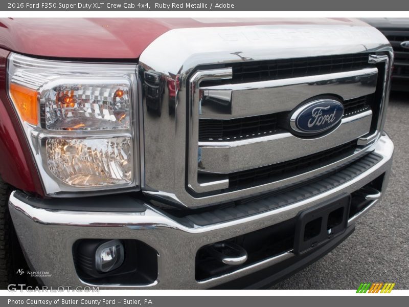 Ruby Red Metallic / Adobe 2016 Ford F350 Super Duty XLT Crew Cab 4x4