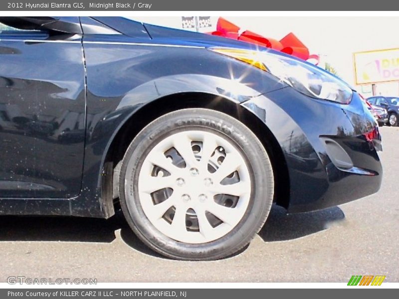 Midnight Black / Gray 2012 Hyundai Elantra GLS
