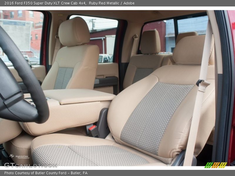 Ruby Red Metallic / Adobe 2016 Ford F350 Super Duty XLT Crew Cab 4x4