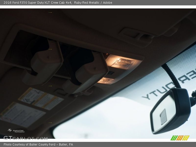 Ruby Red Metallic / Adobe 2016 Ford F350 Super Duty XLT Crew Cab 4x4