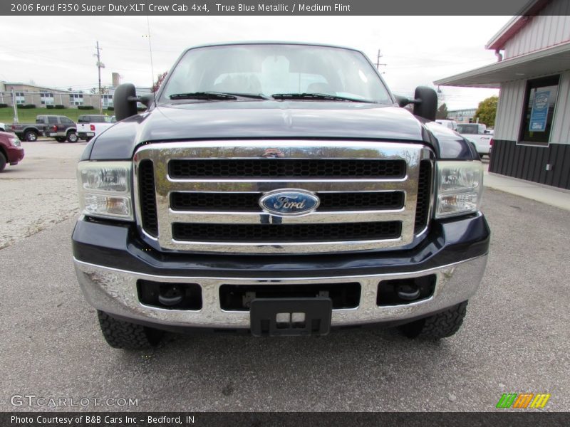 True Blue Metallic / Medium Flint 2006 Ford F350 Super Duty XLT Crew Cab 4x4