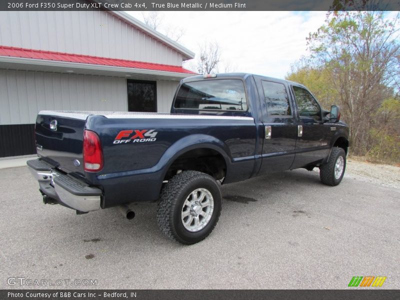 True Blue Metallic / Medium Flint 2006 Ford F350 Super Duty XLT Crew Cab 4x4