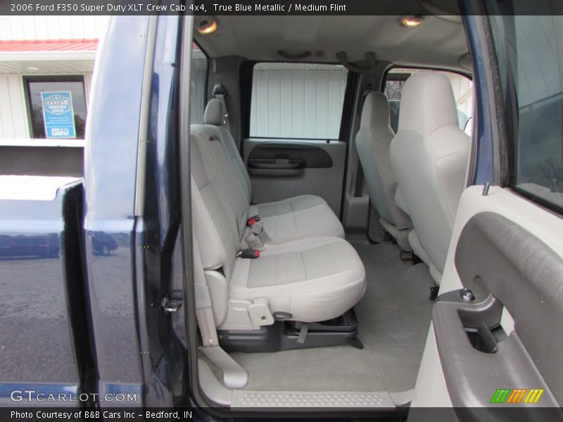True Blue Metallic / Medium Flint 2006 Ford F350 Super Duty XLT Crew Cab 4x4