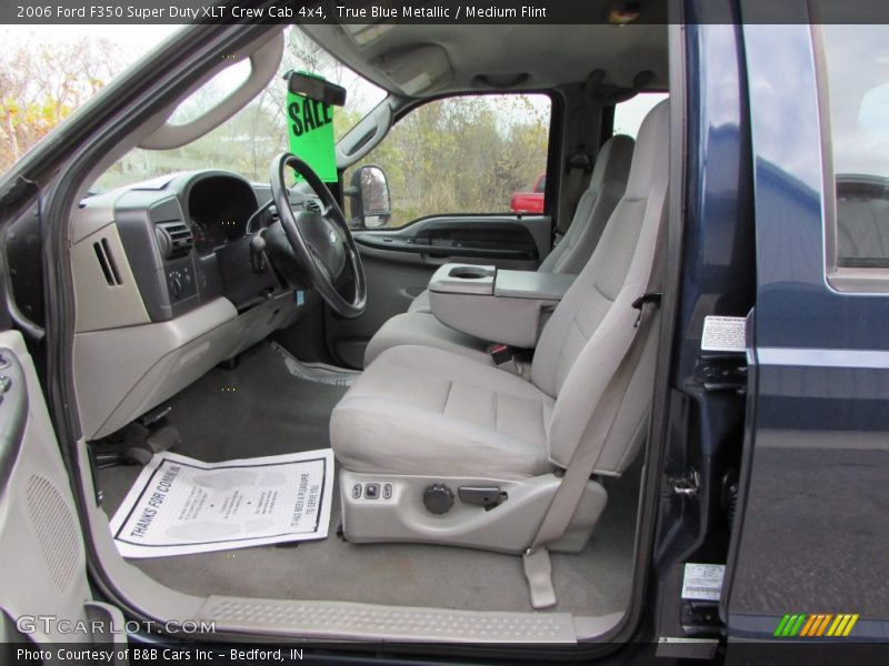 True Blue Metallic / Medium Flint 2006 Ford F350 Super Duty XLT Crew Cab 4x4