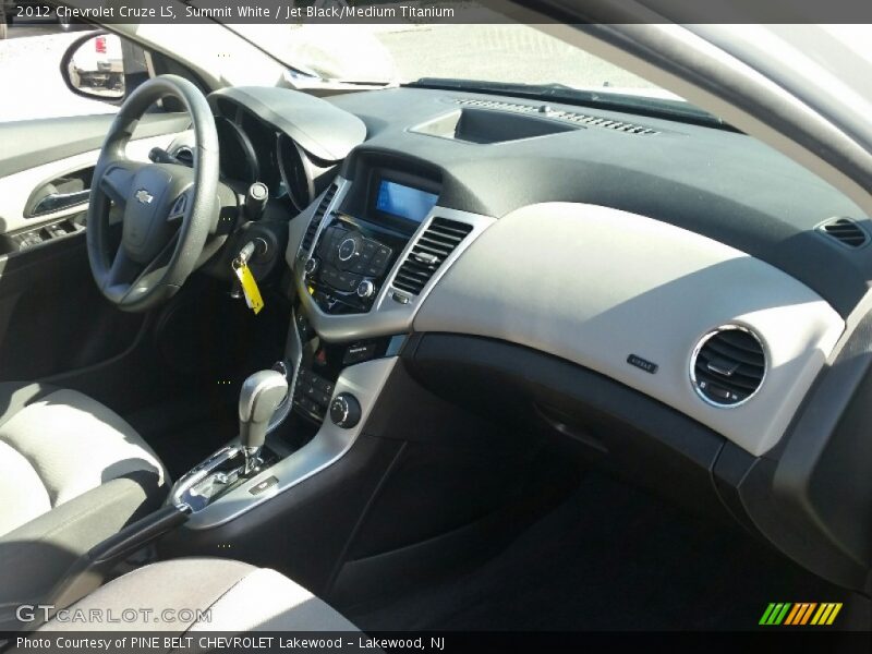 Summit White / Jet Black/Medium Titanium 2012 Chevrolet Cruze LS