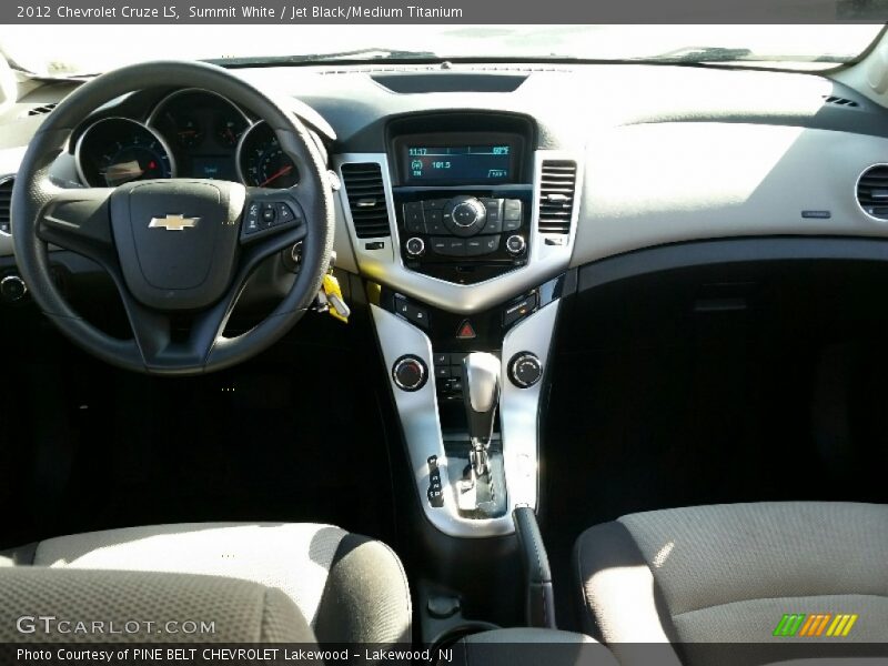 Summit White / Jet Black/Medium Titanium 2012 Chevrolet Cruze LS