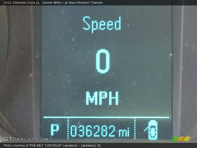Summit White / Jet Black/Medium Titanium 2012 Chevrolet Cruze LS
