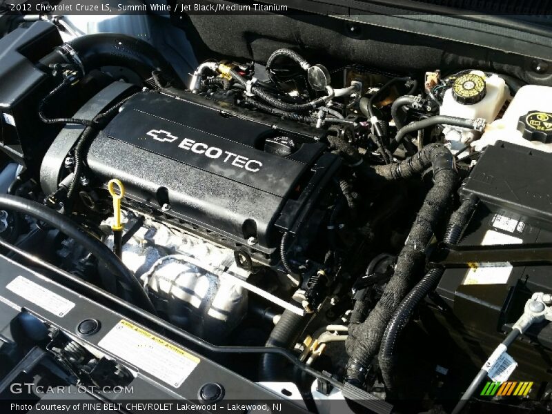 Summit White / Jet Black/Medium Titanium 2012 Chevrolet Cruze LS