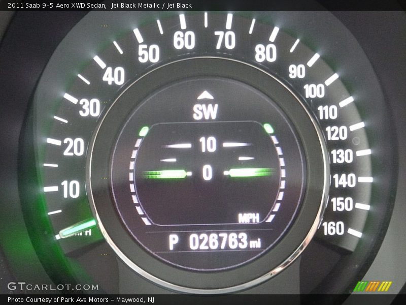 Jet Black Metallic / Jet Black 2011 Saab 9-5 Aero XWD Sedan