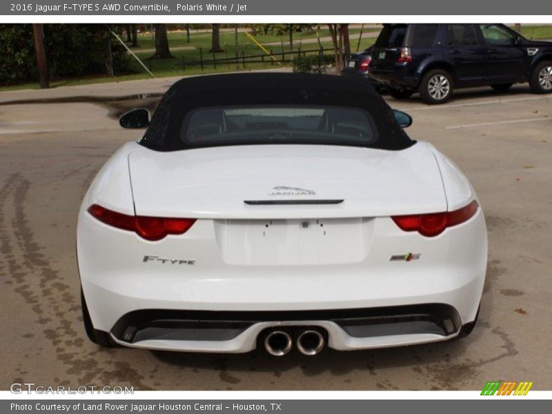 Polaris White / Jet 2016 Jaguar F-TYPE S AWD Convertible