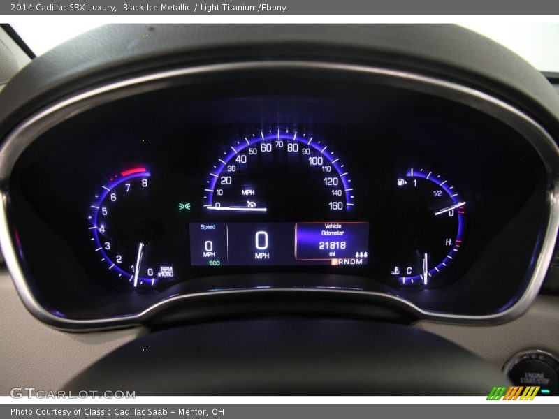 Black Ice Metallic / Light Titanium/Ebony 2014 Cadillac SRX Luxury