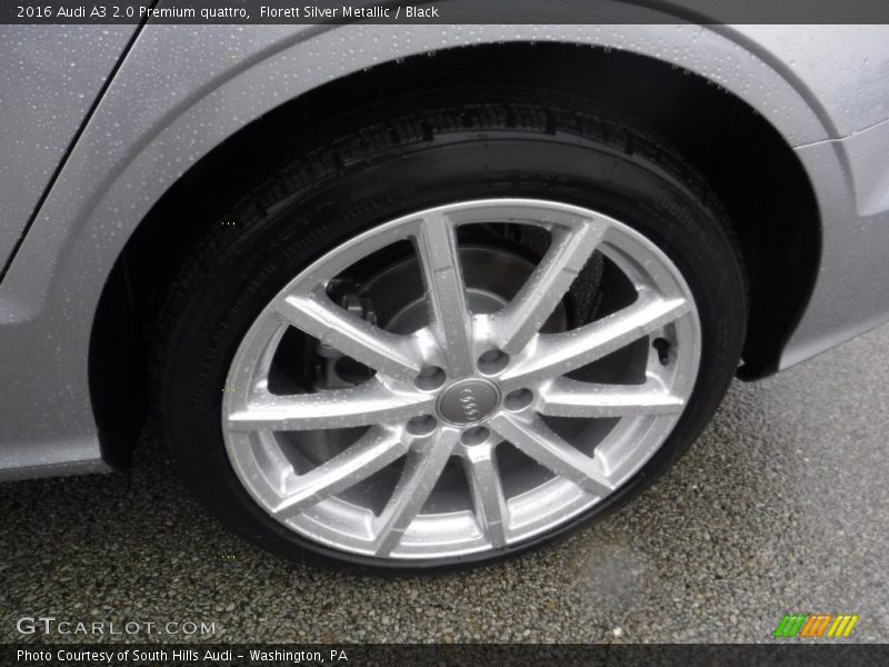 Florett Silver Metallic / Black 2016 Audi A3 2.0 Premium quattro