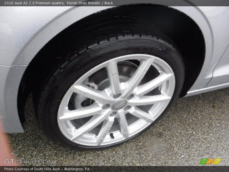 Florett Silver Metallic / Black 2016 Audi A3 2.0 Premium quattro
