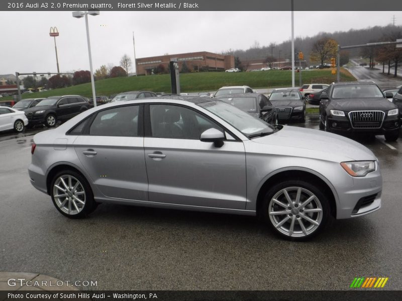Florett Silver Metallic / Black 2016 Audi A3 2.0 Premium quattro